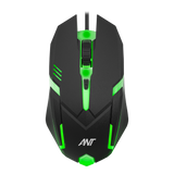 GM46 Wired Optical Gaming Mouse - Black