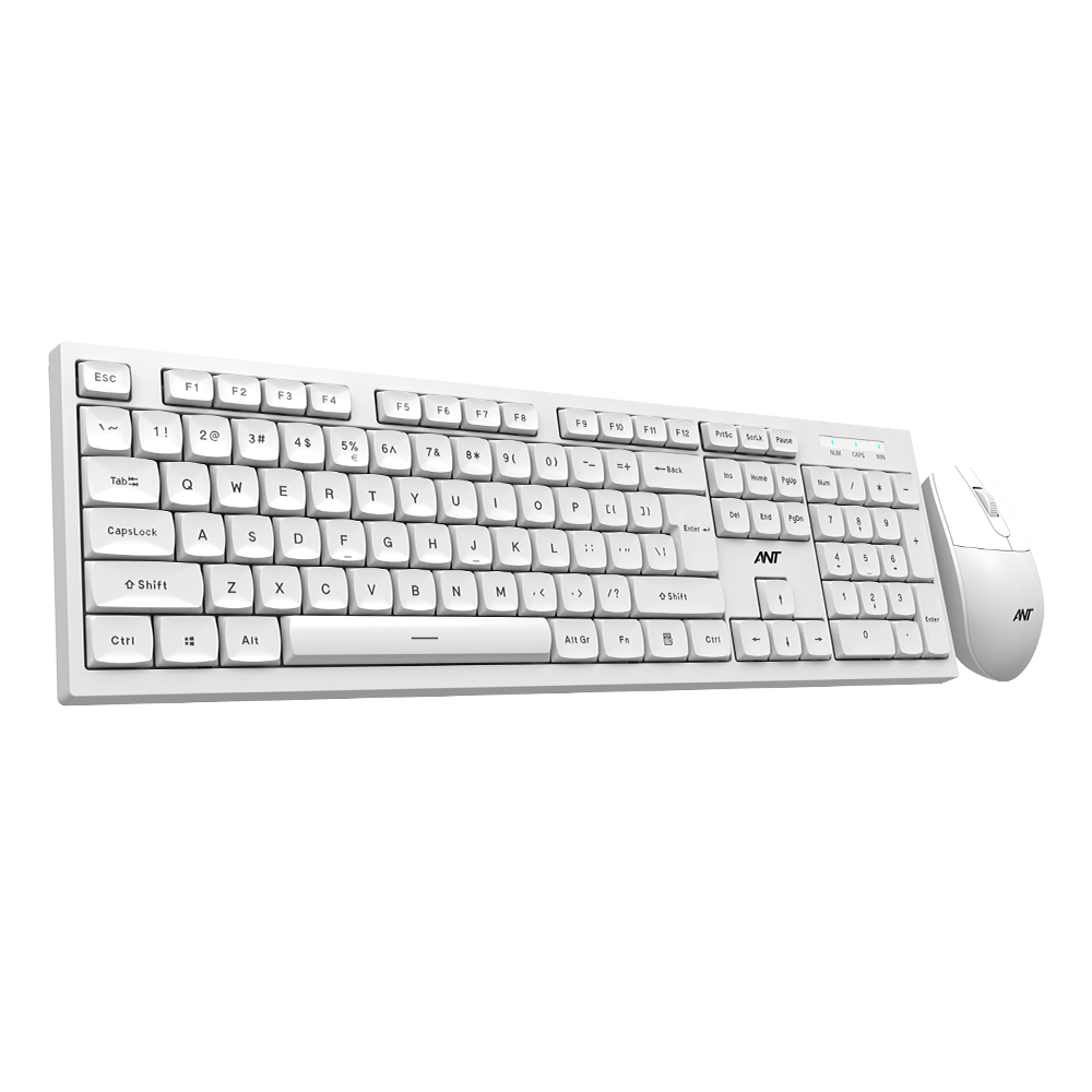 Master 10 Full Size Wired Keyboard and Mouse Combo - Black