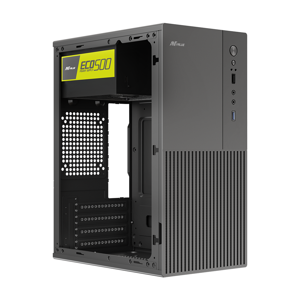 VM4P Office Cabinet With ECO 500 Power Supply - Black