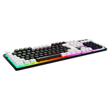 MK1450 RGB Membrane Wired Blacklit Gaming Keyboard - Black