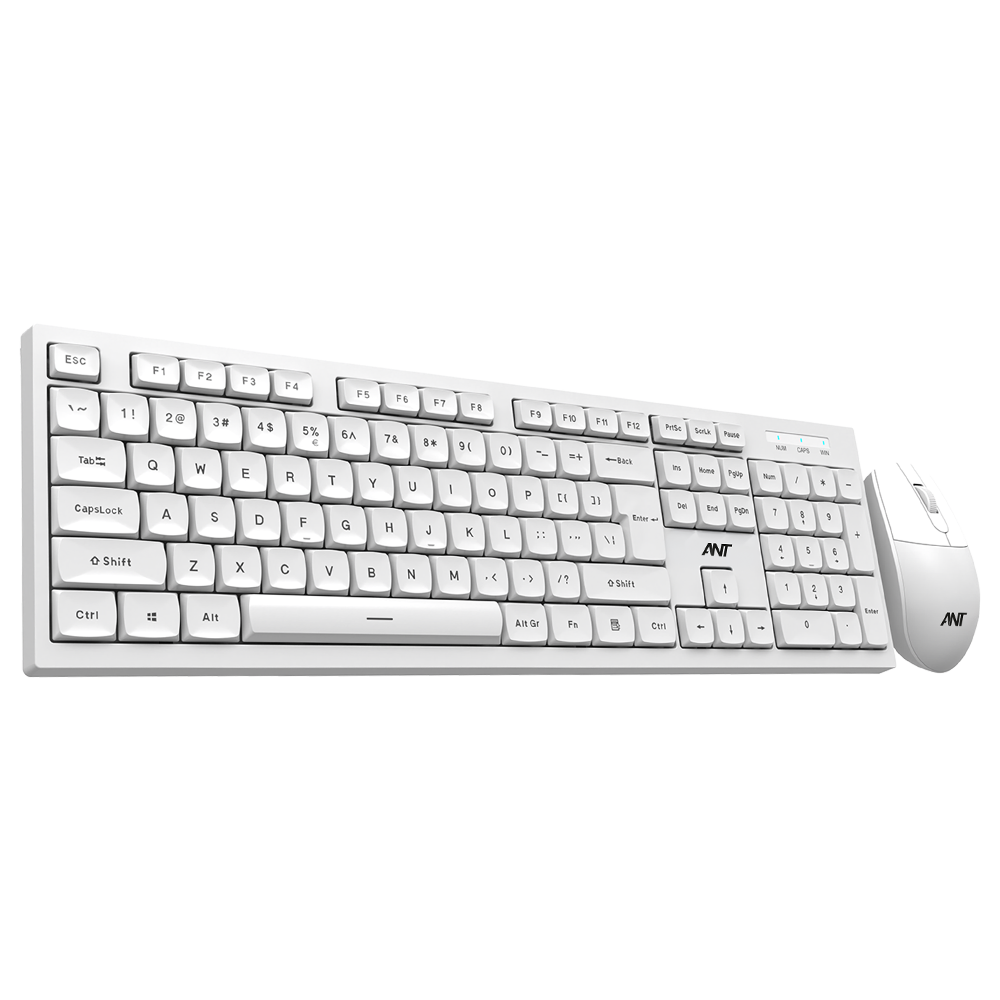Matrix 15 Wired Combo Keyboard & Mouse - White