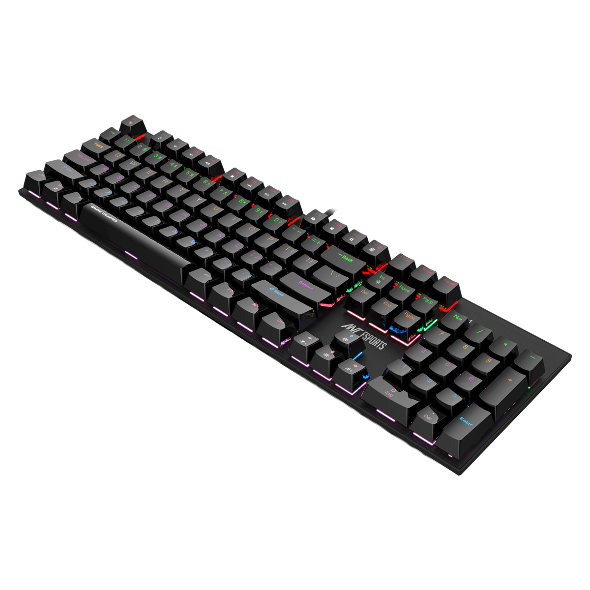 MK3200 V2 Mechanical Gaming Keyboard Multicolor LED Backlit Wired -Blue Switch