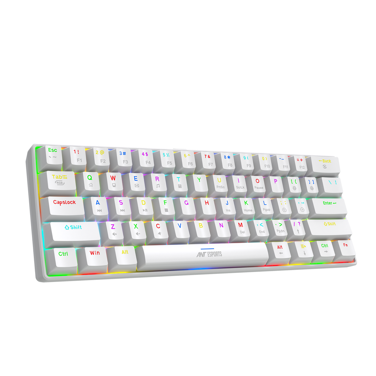 MK1350 Mini Wired Mechanical Gaming Keyboard - White