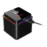 IceStorm 240 ARGB Liquid Cooler With Digital Temperature Display - Black