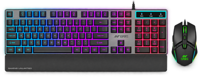 KM540 Gaming Keyboard & Mouse Combo - Black