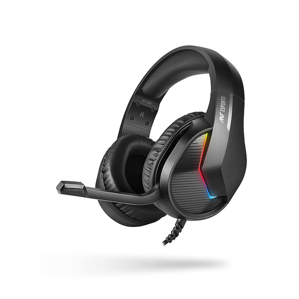 H1100 Over-Ear Gaming Headphones - Carbon Black