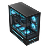 Crystal X6 Pro Gaming Chassis - Black