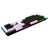 MK1450 RGB Membrane Wired Blacklit Gaming Keyboard - Black