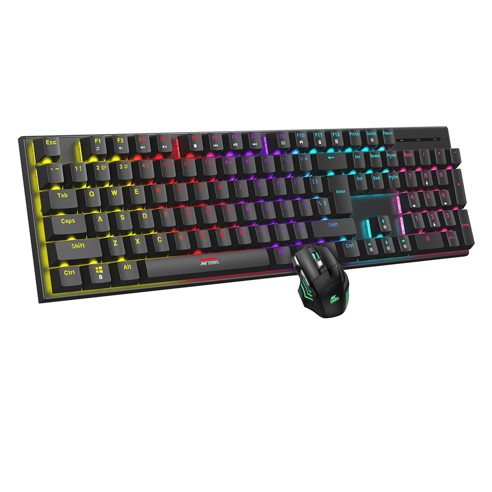 Thunder 30 Wired Mechanical Keyboard & Mouse Gaming Combo (Red Switches) - Black