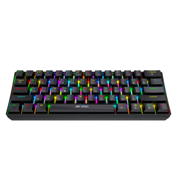 MK1350 Mini Wired Mechanical Gaming Keyboard - Black