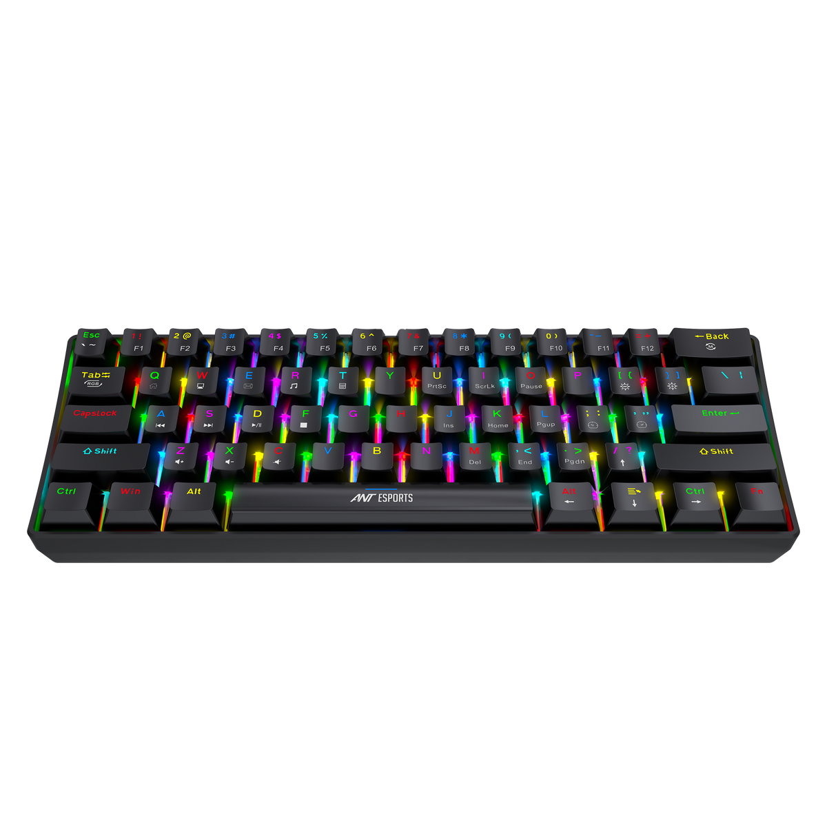 MK1350 Mini Wired Mechanical Gaming Keyboard - Black
