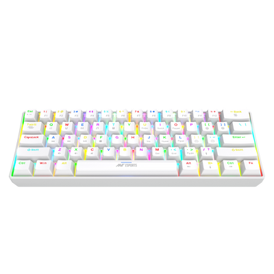 MK1350 Mini Wired Mechanical Gaming Keyboard - White