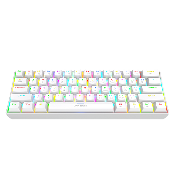 MK1350 Mini Wired Mechanical Gaming Keyboard - White
