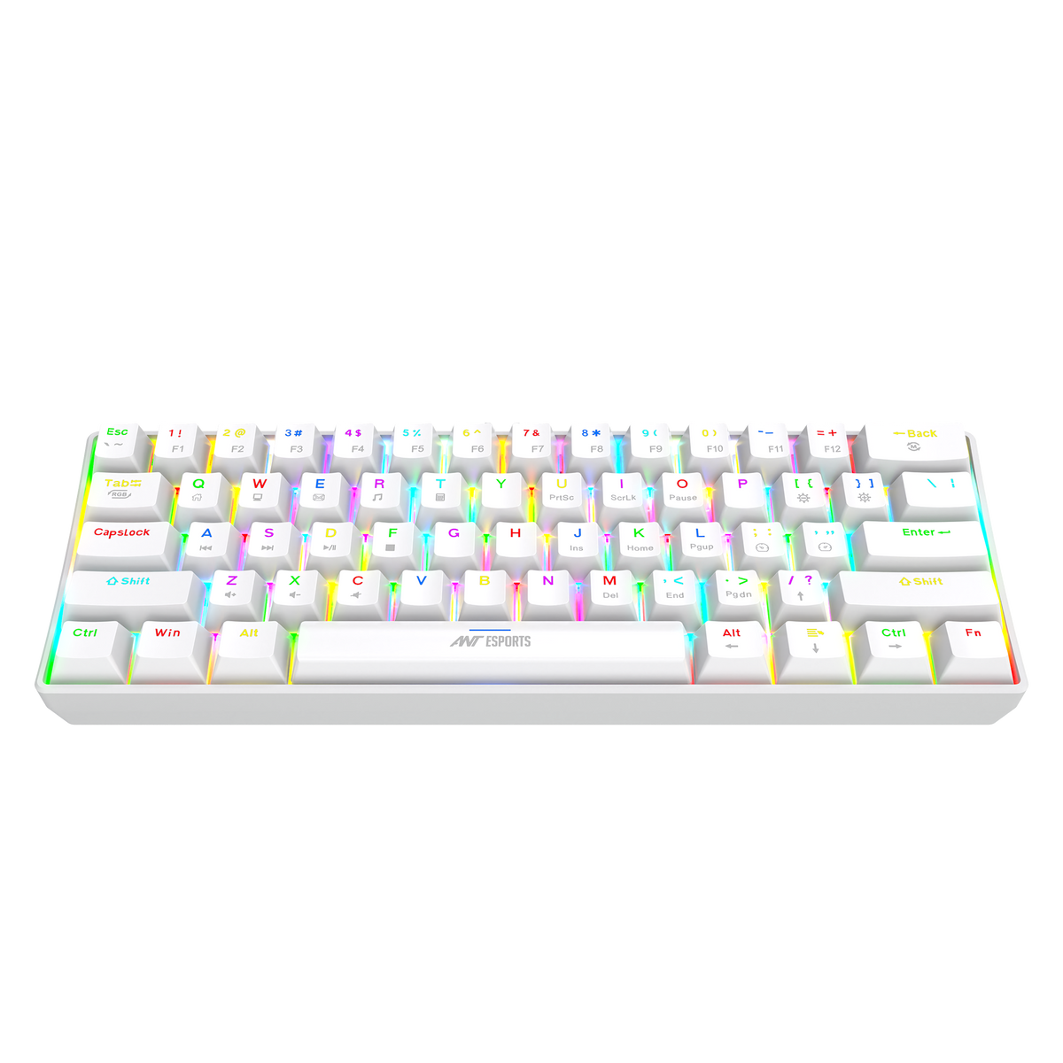 MK1350 Mini Wired Mechanical Gaming Keyboard - White