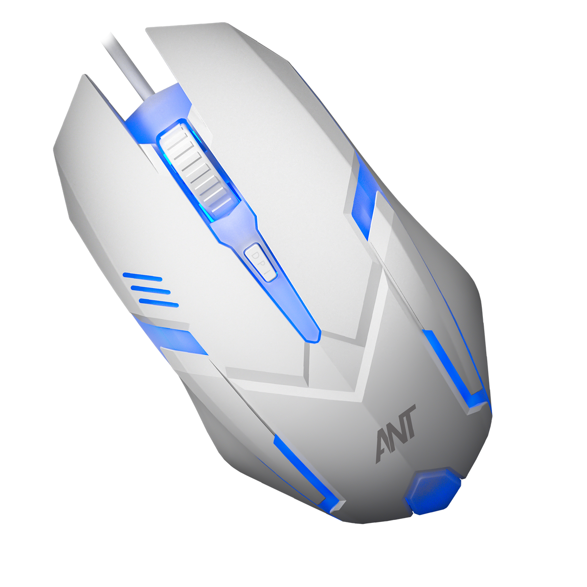 GM46 Wired Optical Gaming Mouse - White