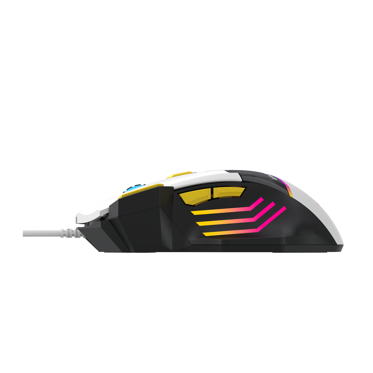 Strike10 Wired Optical Gaming Moue - White