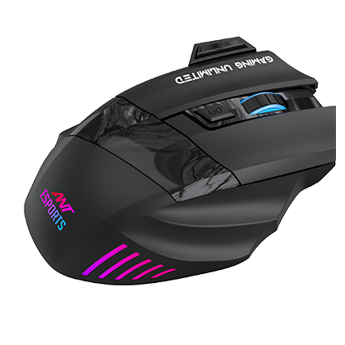 GM105 pro Wireless Gaming Mouse - Black white