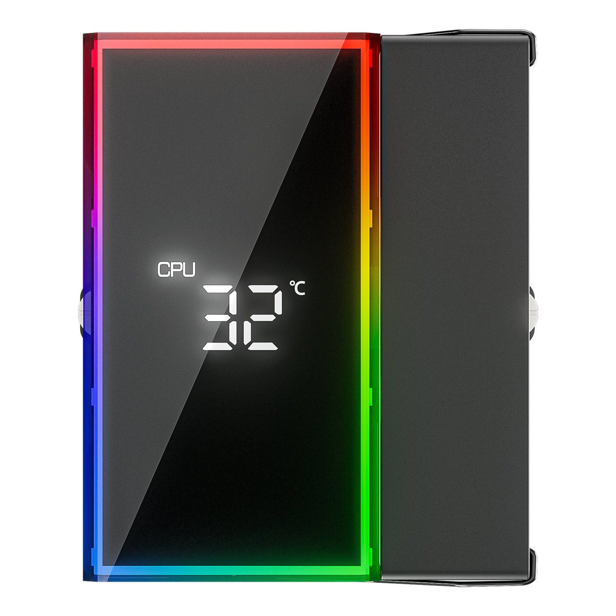 V4 Digital CPU Air Cooler with Temperature Display