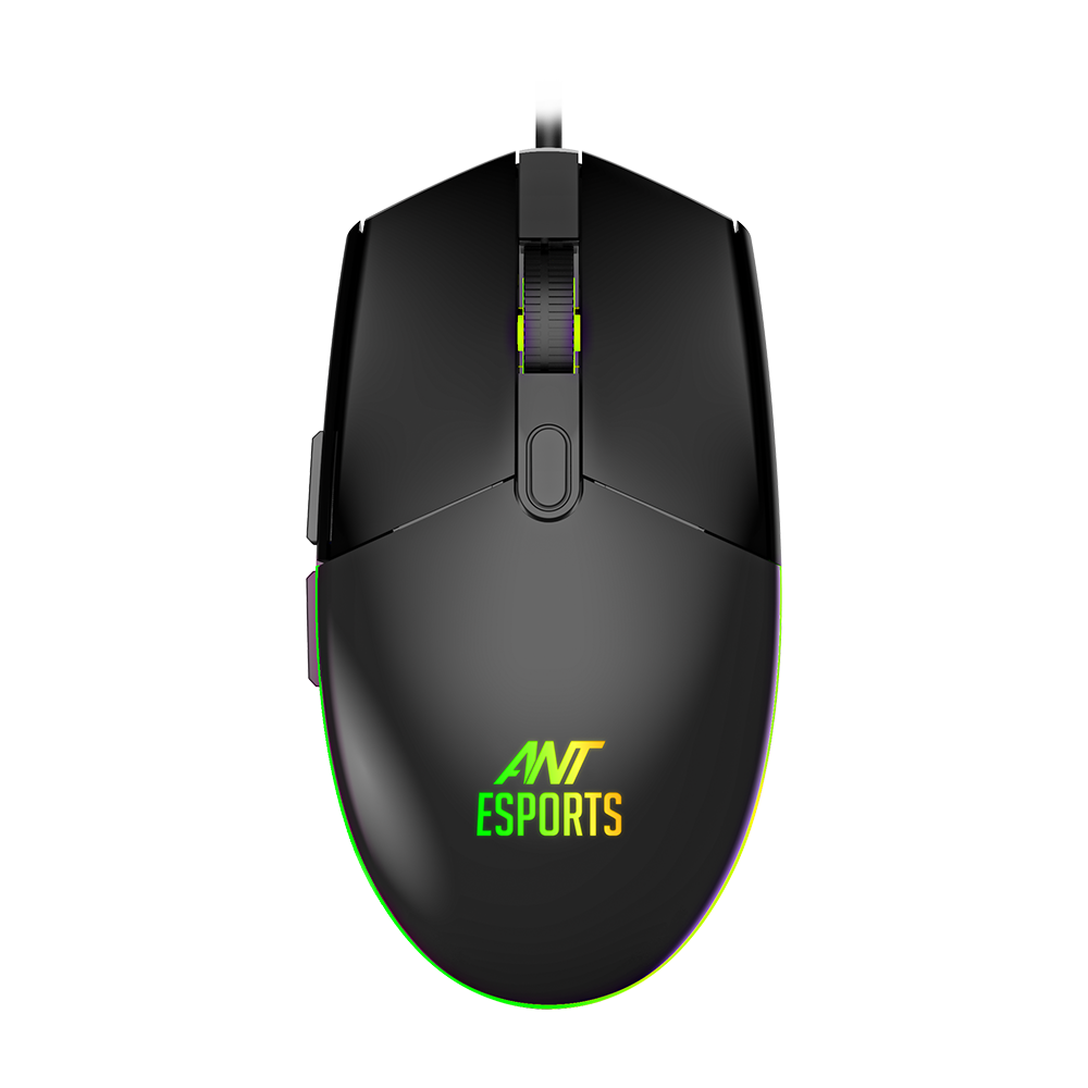 KM1650 RGB Membrane Wired Gaming Keyboard & RGB Mouse Combo -Black