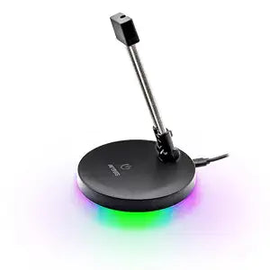 Bungee 212 Mouse Cable Management Device with Rainbow LED - Black