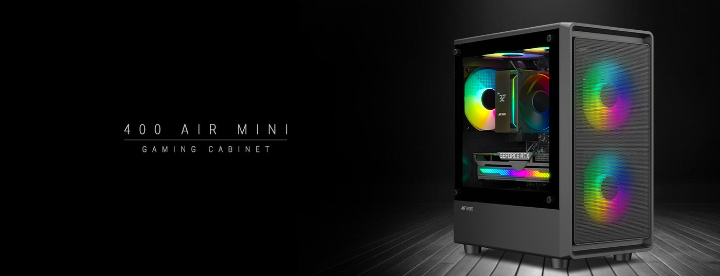 400 Air Mini Gaming Chassis - Black