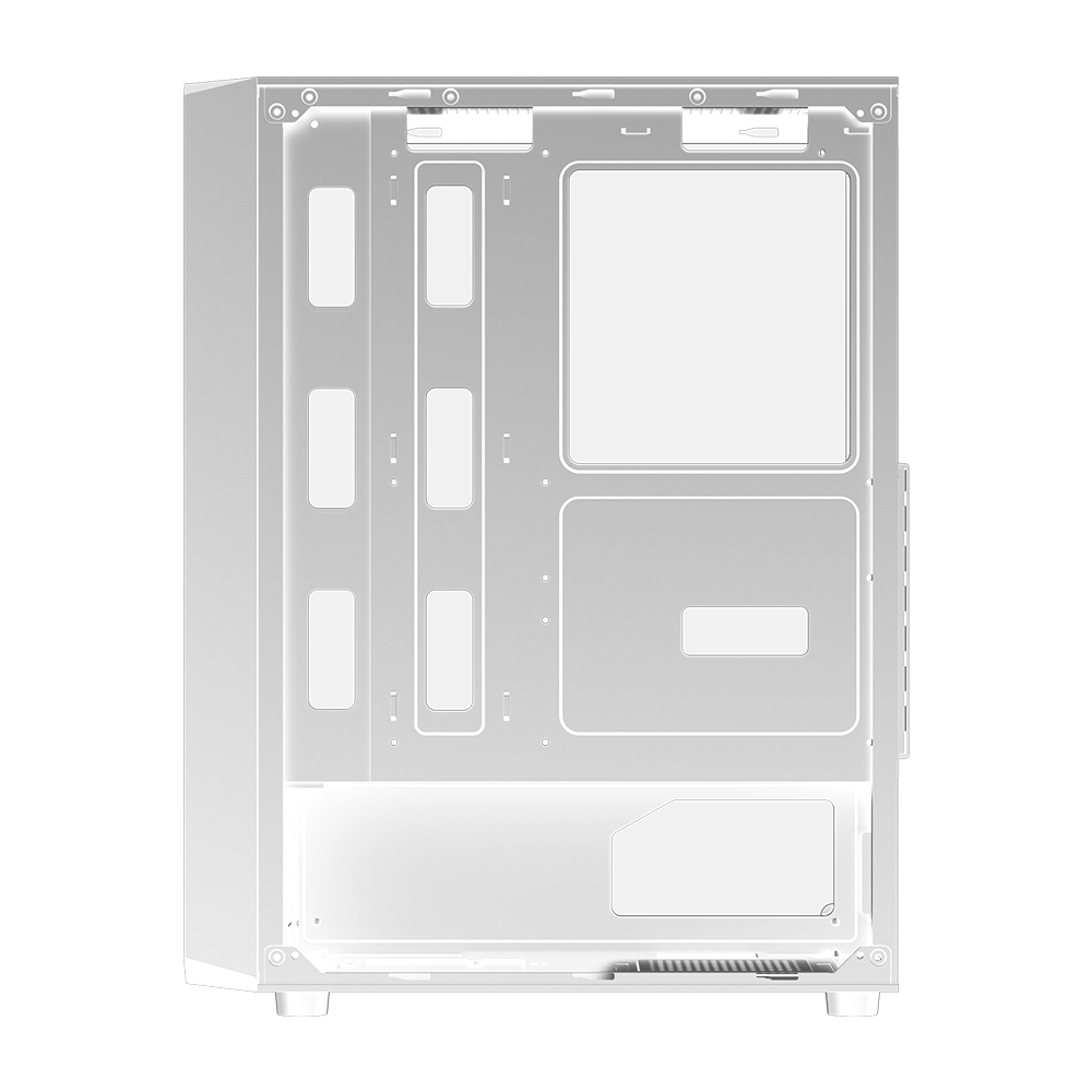 Elite 1200 Gaming Chassis White