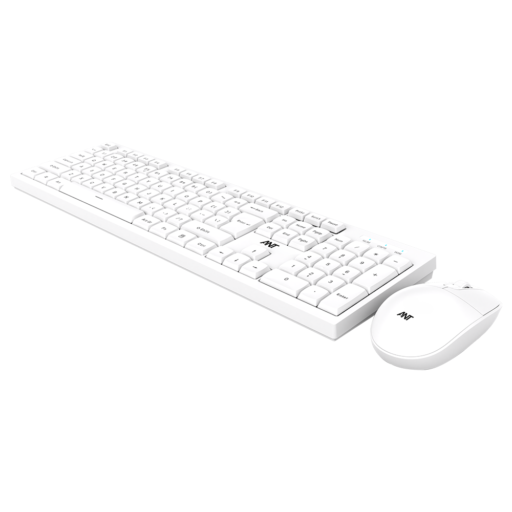 Matrix 15 Wired Combo Keyboard & Mouse - White