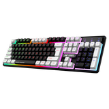 MK1450 RGB Membrane Wired Blacklit Gaming Keyboard - Black