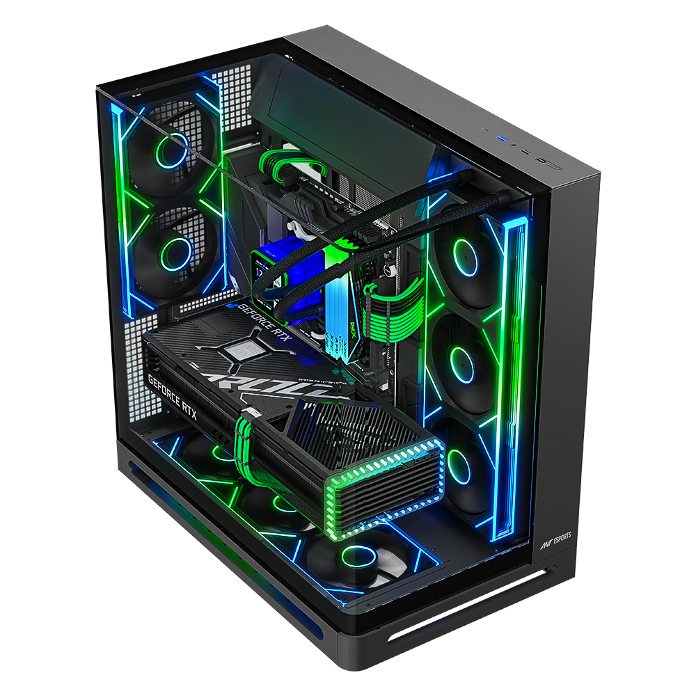 Crystal Arc Pro Gaming Chassis Black