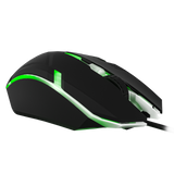 GM46 Wired Optical Gaming Mouse - Black