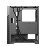 ICE-270M 6F ARGB Gaming Chassis with Mesh Front Panel & 6 Fans - Black