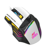 Strike10 Wired Optical Gaming Moue - White