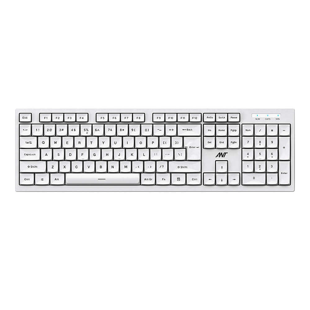 Master 10 Full Size Wired Keyboard and Mouse Combo - Black