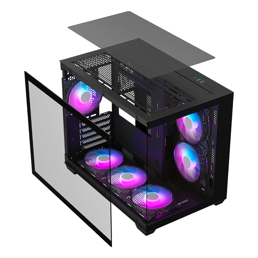 X6 Mini Gaming Chassis - Black