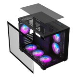 X6 Mini Gaming Chassis - Black