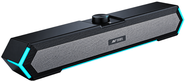 GS365SB Dual HiFi Soundbar Speaker with LED Lighting - Black