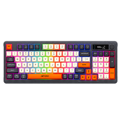 MK801 V2 Pro Wireless Keyboard - Rainbow RGB