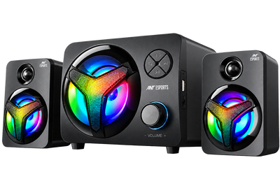 GS350 2.1 Stereo Desktop Speakers with LED Lights