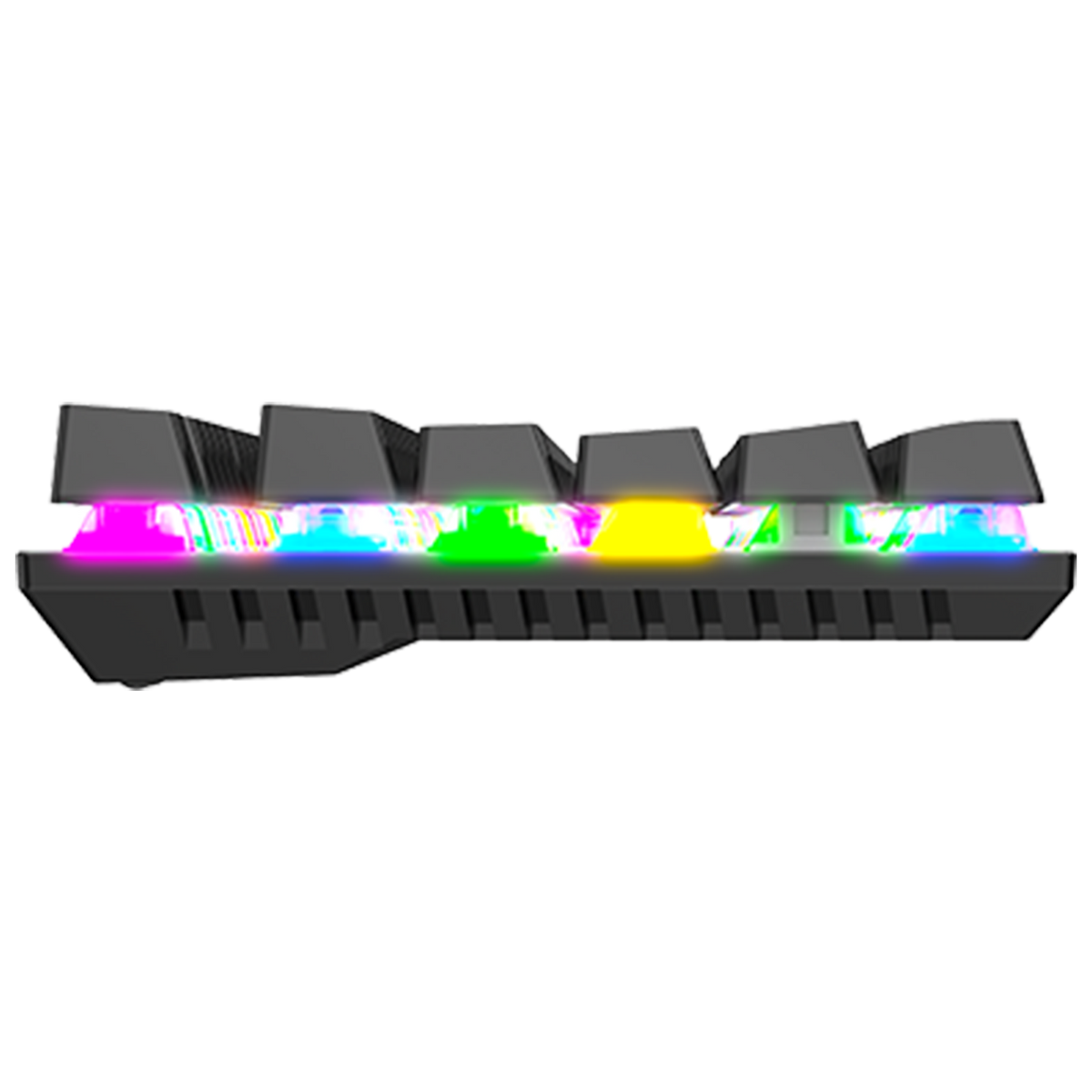 MK4400 Pro 3 in 1 Wireless RGB Mechanical Keyboard full Size Red Switch - Black