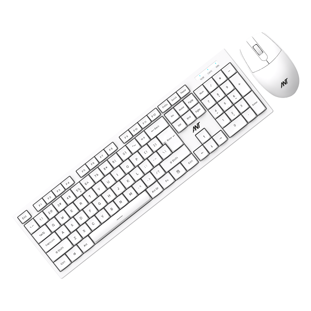 Matrix 15 Wired Combo Keyboard & Mouse - White