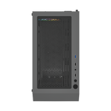 ICE-270M 6F ARGB Gaming Chassis with Mesh Front Panel & 6 Fans - Black