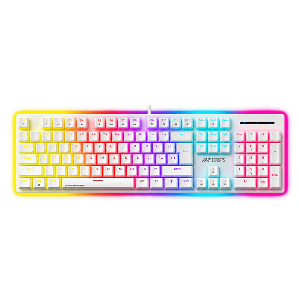 MK3400 V3 Mechanical Keyboard Brown Switch - White