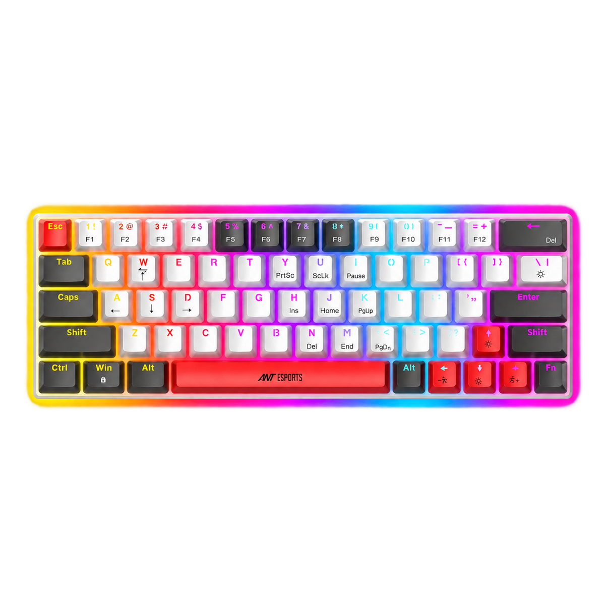 MK1200 V2 60% Mechanical Keyboard - Rainbow RGB