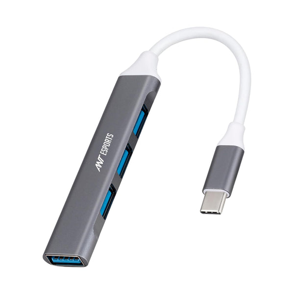 USB-C Hub - 4-in-1 Port Expander, Grey