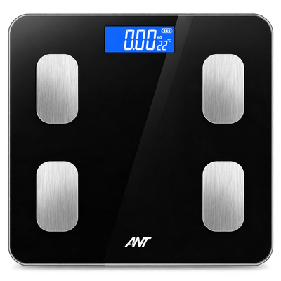 Aura Smart Body Fat Scale with Bluetooth - Black
