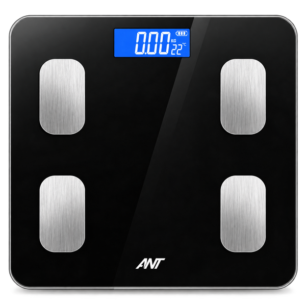 Aura Smart Body Fat Scale with Bluetooth - Black