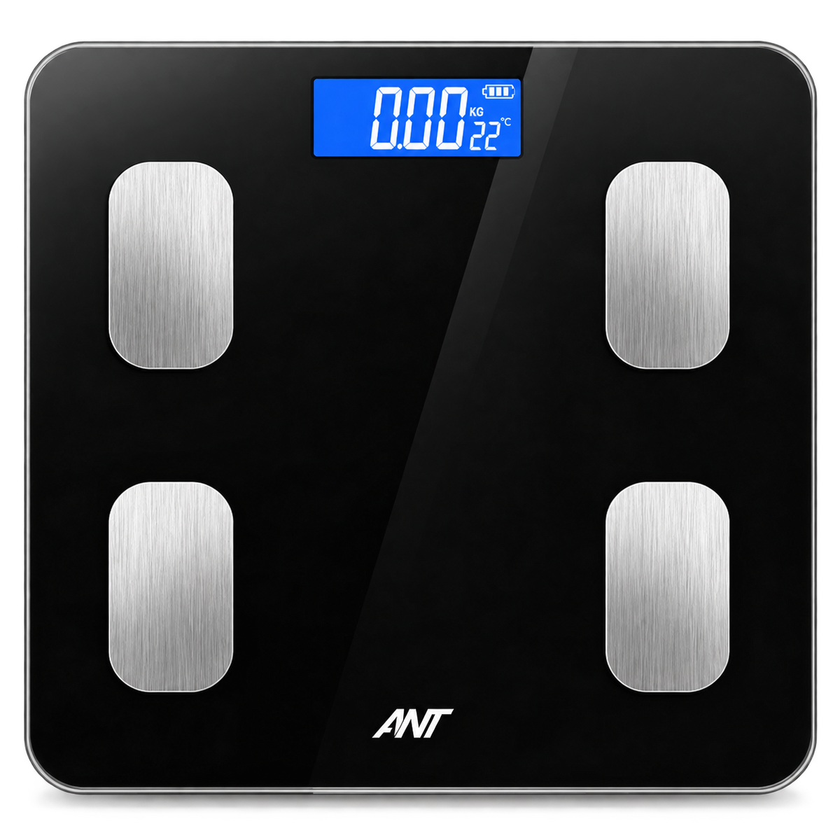 Aura Smart Body Fat Scale with Bluetooth - Black