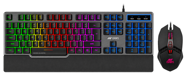 KM500 RGB Keyboard & Mouse Combo - Black