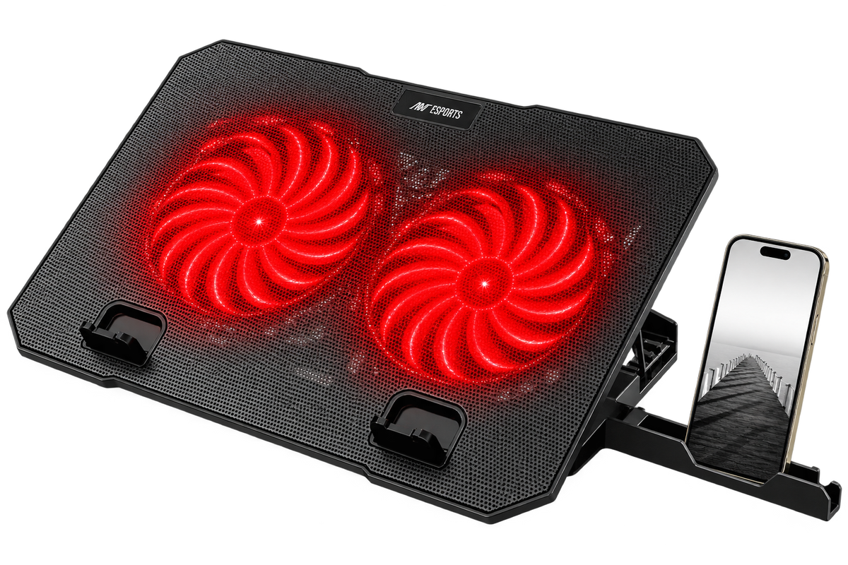 NC160 Laptop Cooling Pad with Mobile Holder