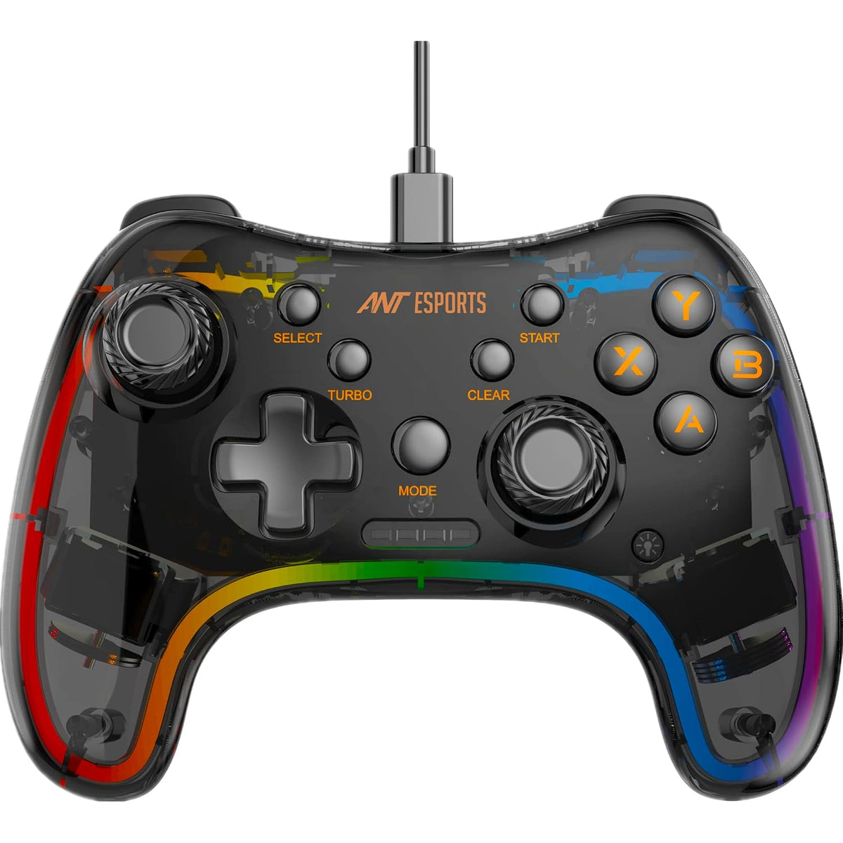 GP310R Wireless Gamepad with Neon RGB - D-Input & X-Input